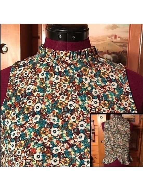 Xhilaration Tops - Sleeveless High Neck Floral Ruffled Top NWOT  Women's Tops Size Small
